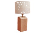 Block Oak Tablelamp
